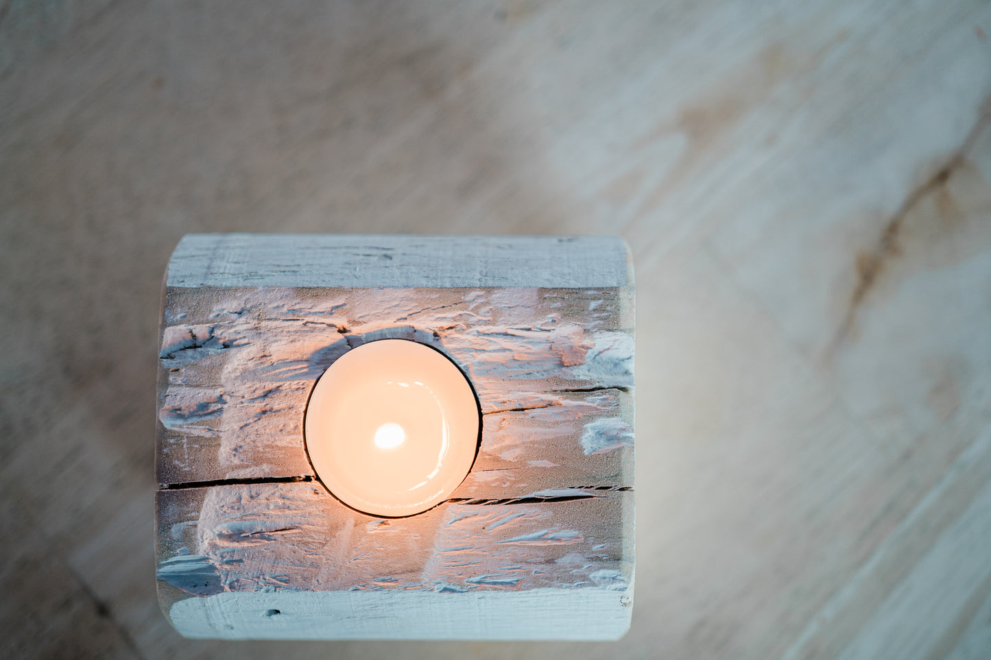 Solo Collection - Set of 6 Handcrafted Wooden Tea Lights